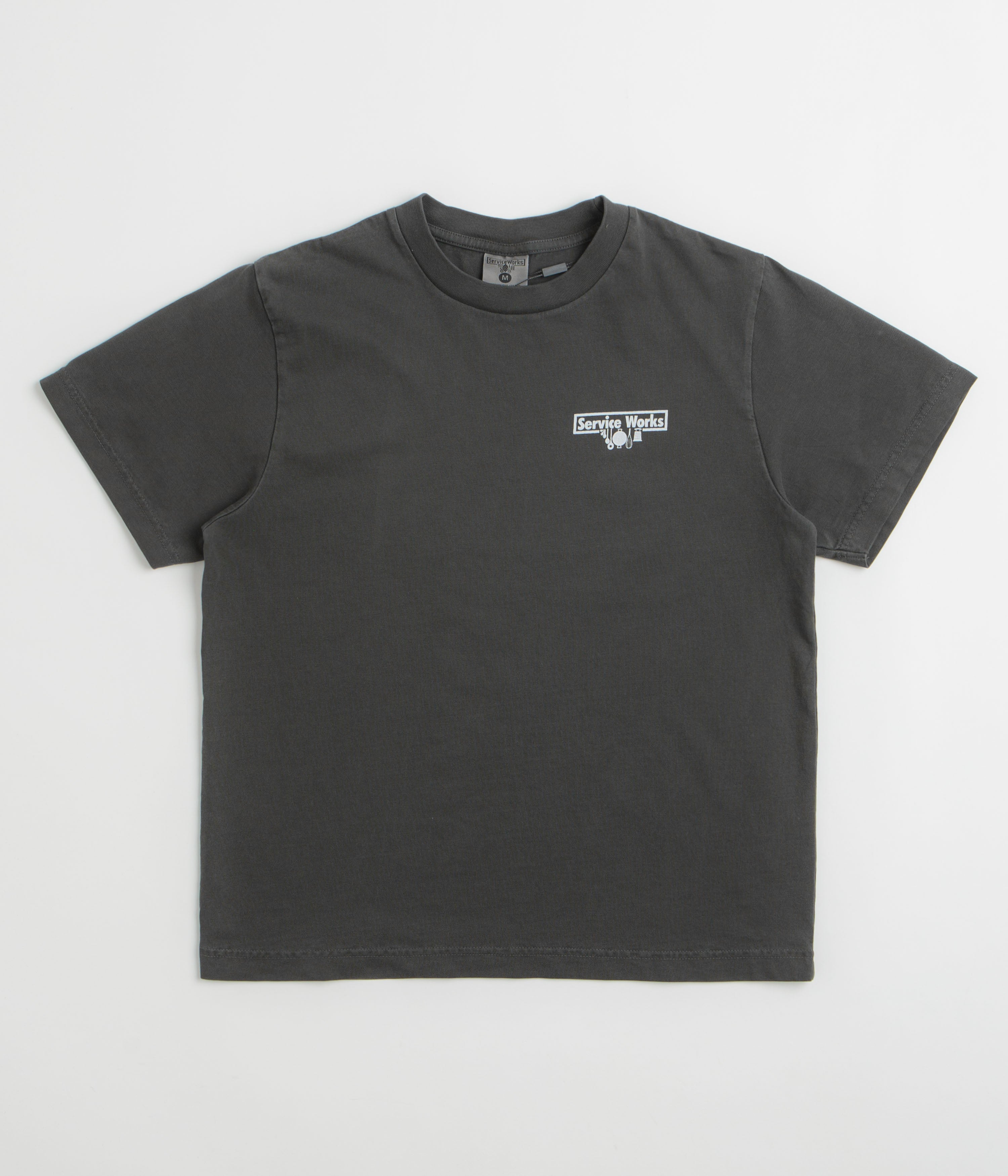 Service Works Pigment Dyed Trademark T-Shirt - Black