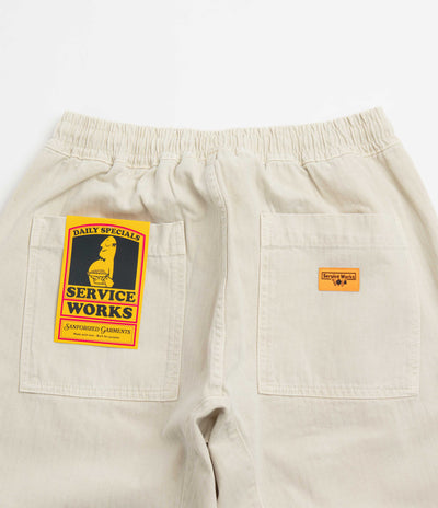 Service Works Pigment HBT Chef Pants - Bone