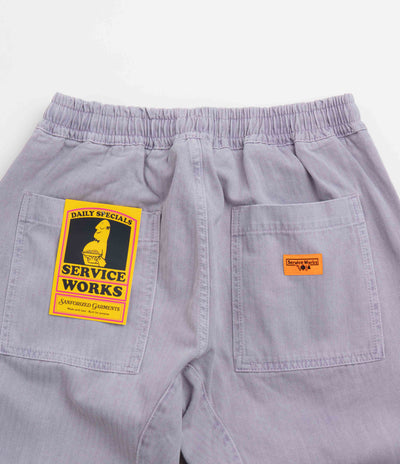 Service Works Pigment HBT Chef Pants - Lavender