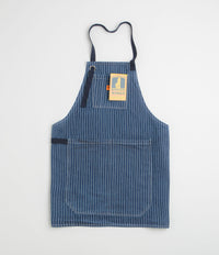 Service Works Pinstripe Denim Apron in Indigo