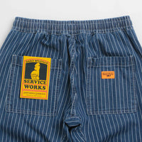 Service Works Pinstripe Denim Chef Pants - Indigo thumbnail