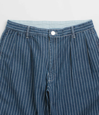 Service Works Pinstripe Denim Part Timer Shorts in Indigo
