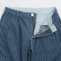 Service Works Pinstripe Denim Part Timer Shorts in Indigo thumbnail