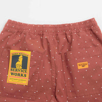 Service Works Polka Dot Chef Shorts in Clay thumbnail