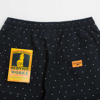 Service Works Polka Dot Chef Shorts in Navy thumbnail