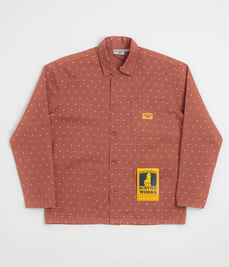 Service Works Polka Dot Chore Shirt - Clay