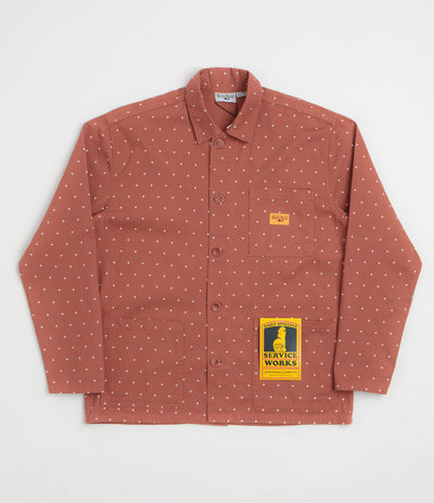 Service Works Polka Dot Chore Shirt in Clay