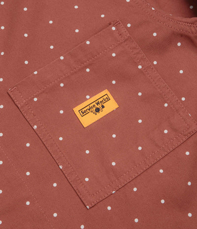 Service Works Polka Dot Chore Shirt in Clay