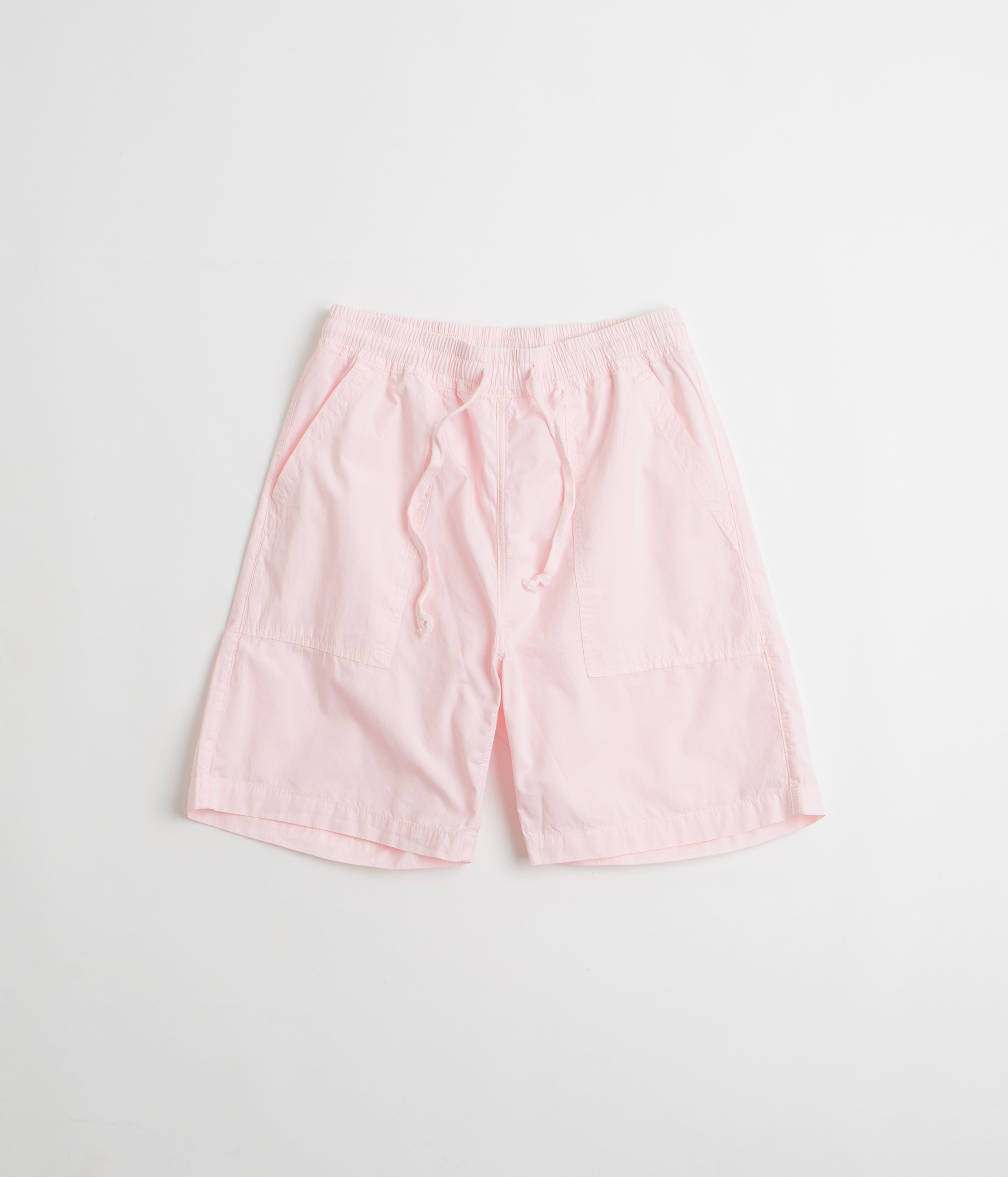 Service Works Poplin Chef Shorts in Dusty Pink