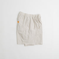 Service Works Poplin Chef Shorts in Salt thumbnail