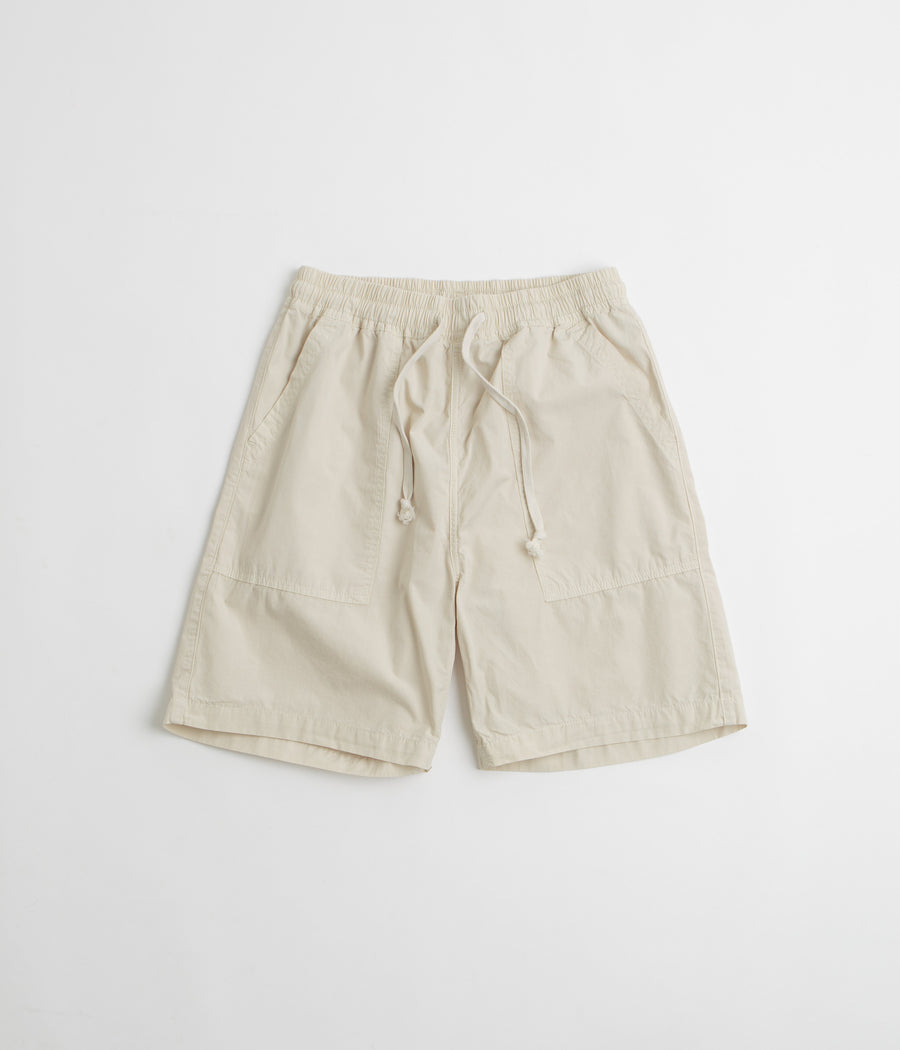 Service Works Poplin Chef Shorts in White Oak