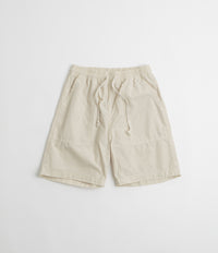 Service Works Poplin Chef Shorts in White Oak