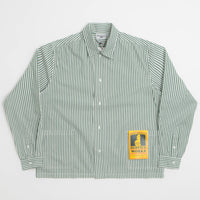 Service Works Poplin Stripe Waiter Shirt - Forest thumbnail