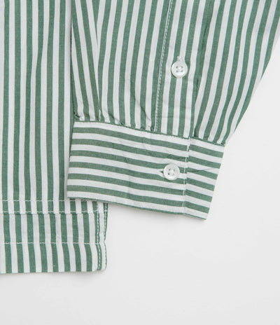 Service Works Poplin Stripe Waiter Shirt - Forest