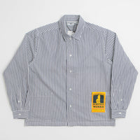 Service Works Poplin Stripe Waiter Shirt - Royal thumbnail