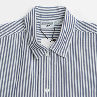 Service Works Poplin Stripe Waiter Shirt - Royal thumbnail