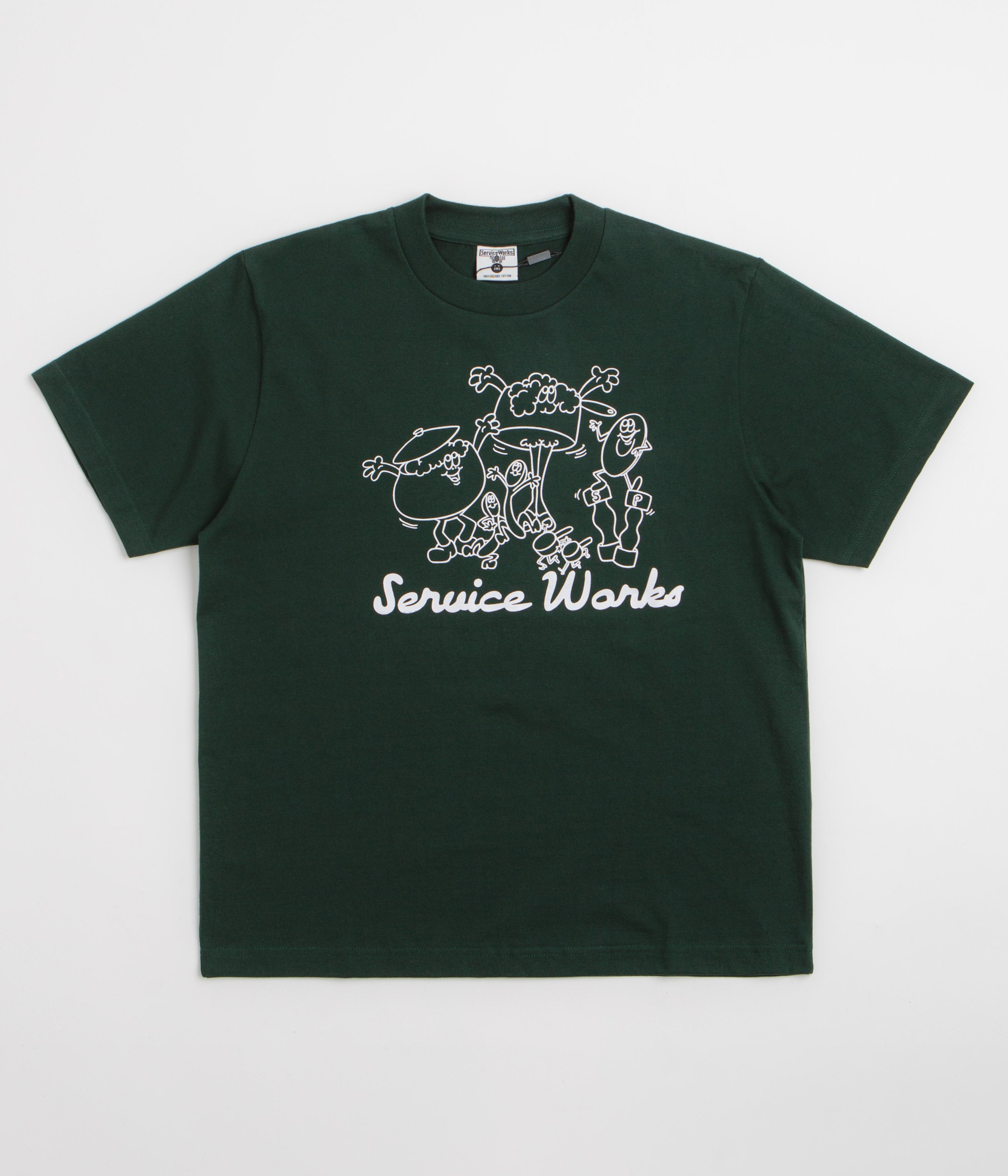 Service Works Pots & Pans T-Shirt - Forest