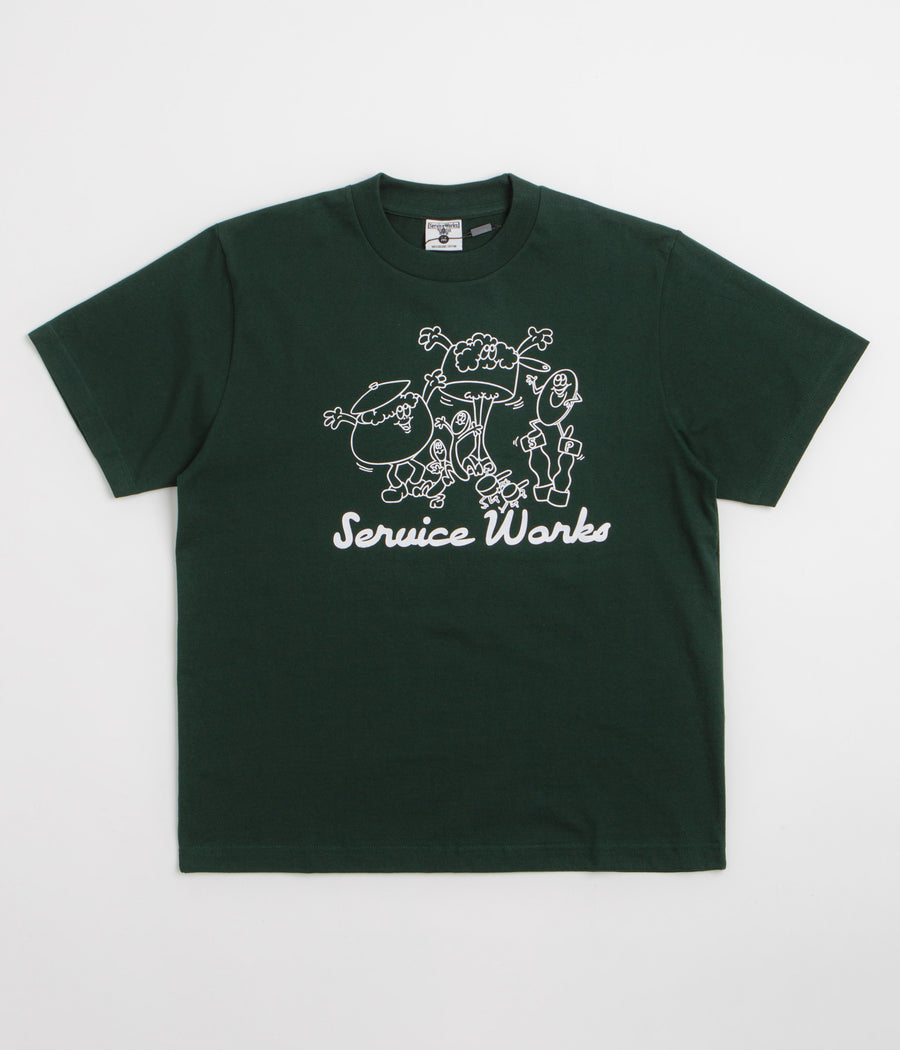Service Works Pots & Pans T-Shirt - Forest
