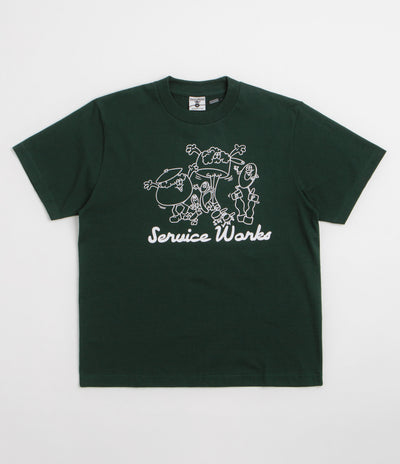 Service Works Pots & Pans T-Shirt in Forest