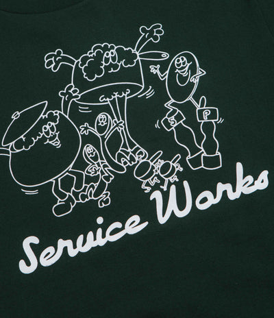 Service Works Pots & Pans T-Shirt in Forest