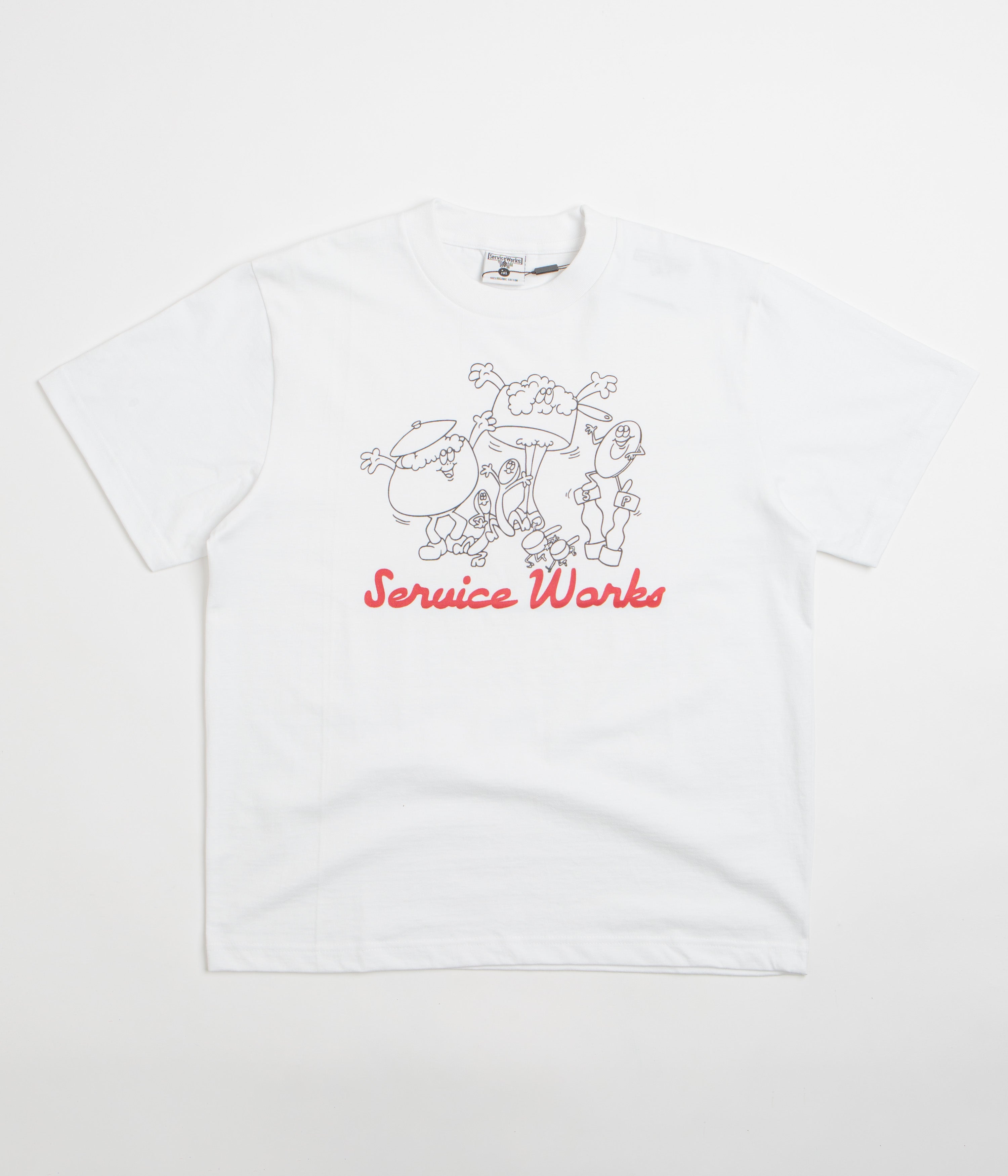 Service Works Pots & Pans T-Shirt - White