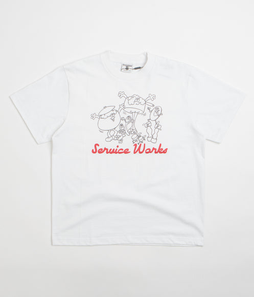 Service Works Pots & Pans T-Shirt - White