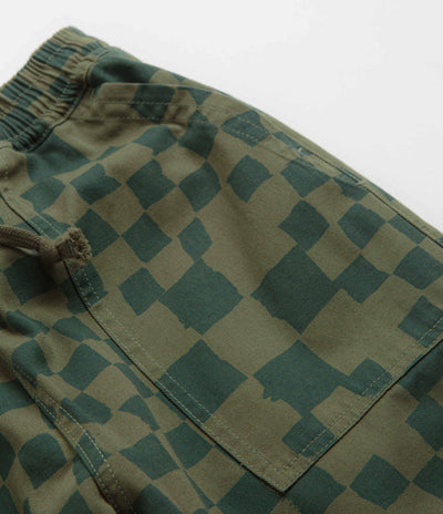 Service Works Printed Chef Pants - Olive Checker