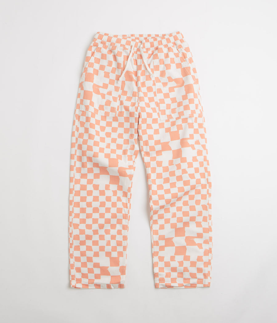 Service Works Printed Chef Pants in Salmon Checker