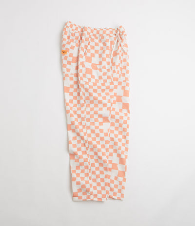 Service Works Printed Chef Pants in Salmon Checker