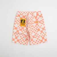 Service Works Printed Chef Shorts - Salmon Checker thumbnail