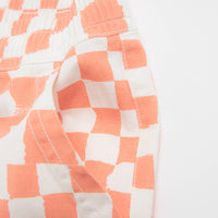 Service Works Printed Chef Shorts - Salmon Checker thumbnail