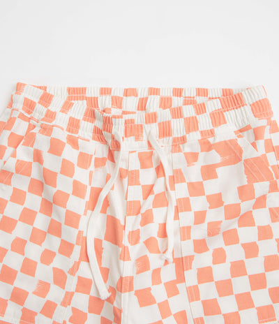 Service Works Printed Chef Shorts - Salmon Checker