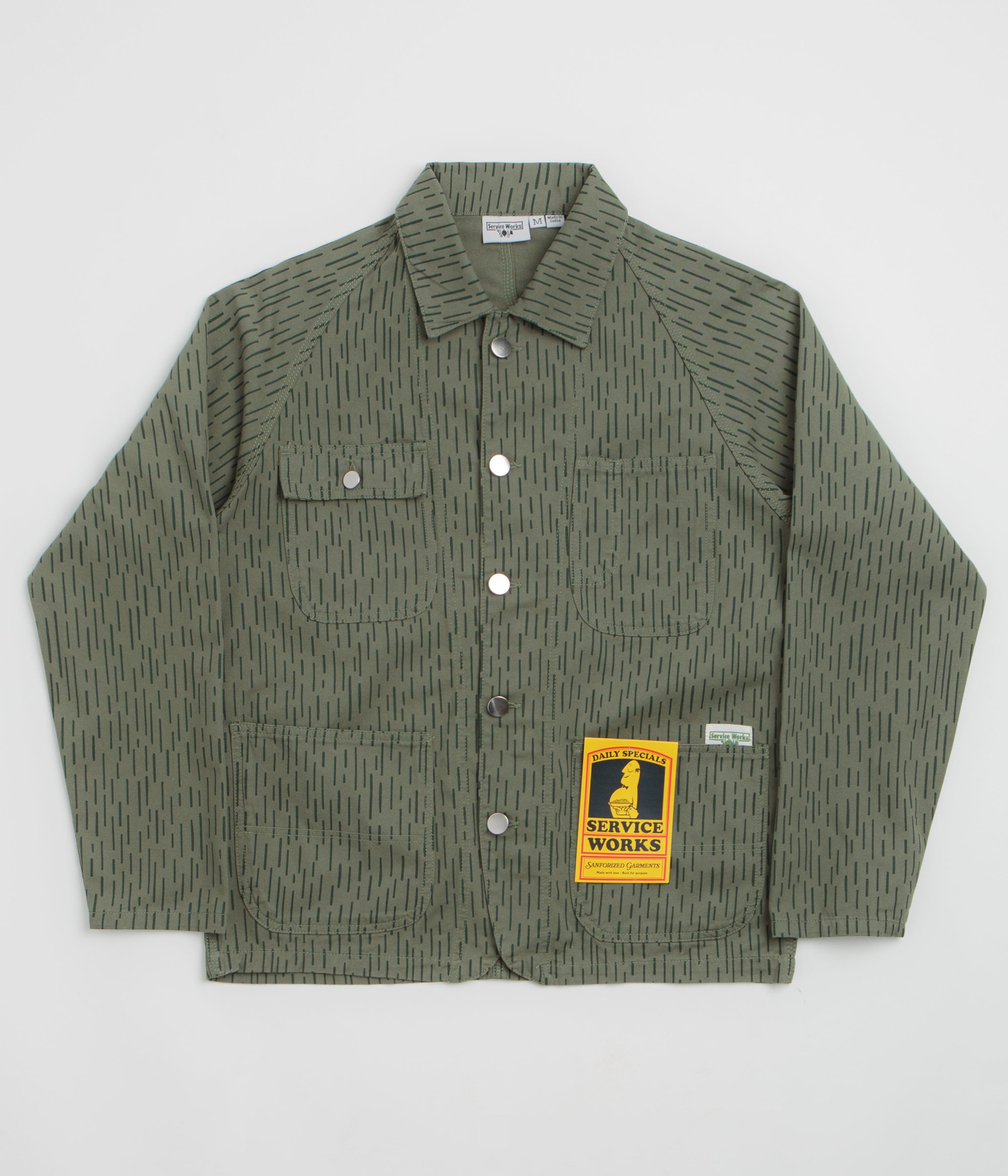 Service Works Raindrop Coverall 2.0 Jacket in Green
