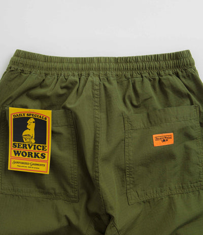 Service Works Ripstop Chef Pants in Pesto