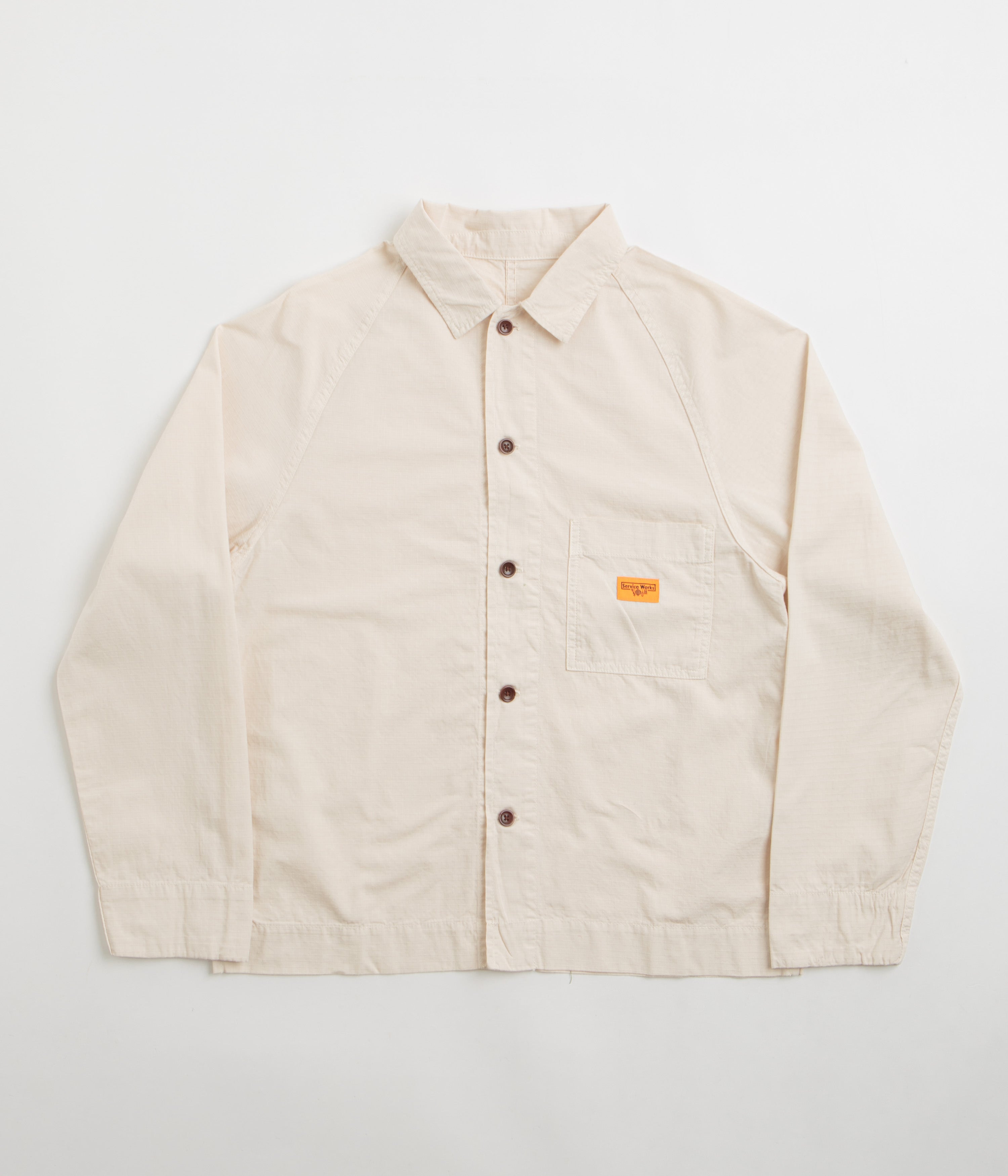 Service Works Ripstop FOH Jacket in Bone
