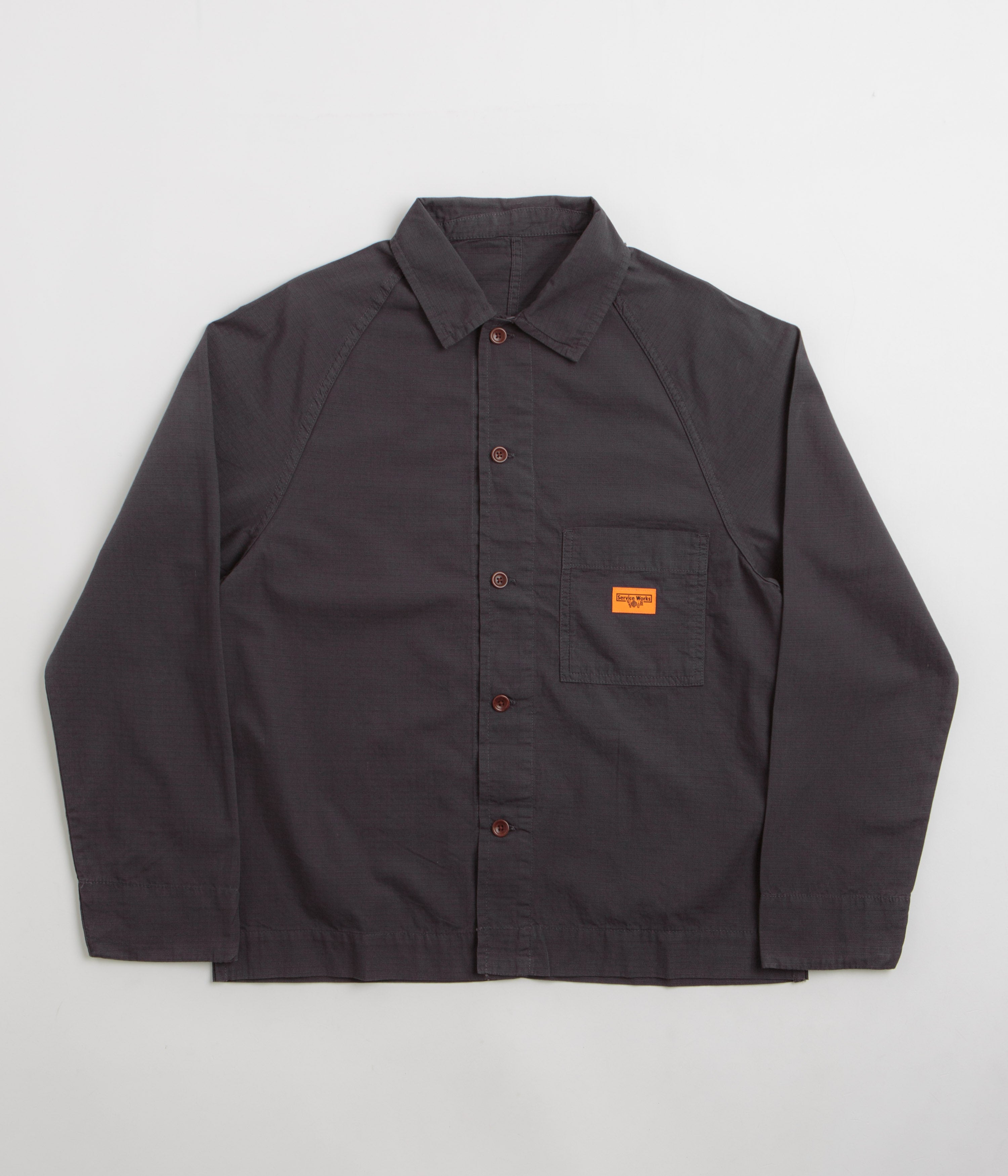 Service Works Ripstop FOH Jacket - Washed Black | flatspot