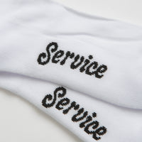 Service Works Salt + Pepper Socks in White thumbnail