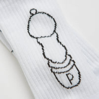 Service Works Salt + Pepper Socks in White thumbnail
