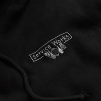 Service Works Scribble Logo Hoodie - Black thumbnail