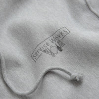 Service Works Scribble Logo Hoodie - Grey thumbnail