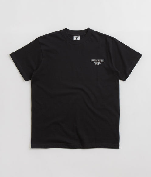 Service Works Scribble Logo T-Shirt - Black