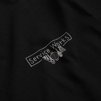 Service Works Scribble Logo T-Shirt in Black thumbnail