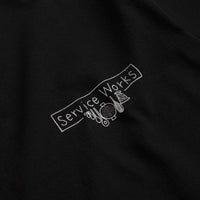 Service Works Scribble Logo T-Shirt - Black thumbnail