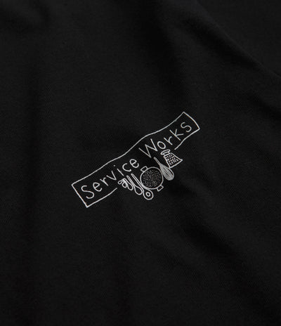 Service Works Scribble Logo T-Shirt in Black