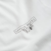 Service Works Scribble Logo T-Shirt - White thumbnail
