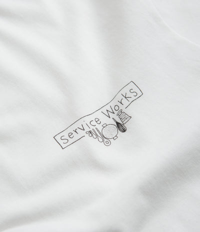 Service Works Scribble Logo T-Shirt - White