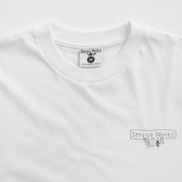 Service Works Scribble Logo T-Shirt - White thumbnail