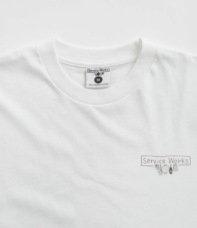 Service Works Scribble Logo T-Shirt - White