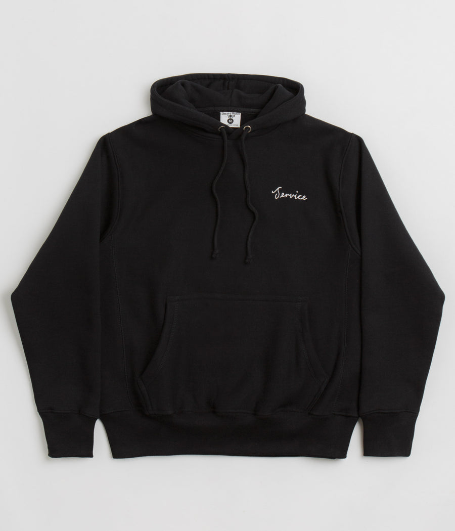 Service Works Script Logo Hoodie in Black
