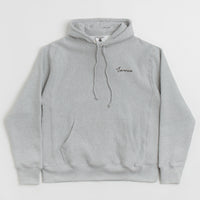 Service Works Script Logo Hoodie in Marl Grey thumbnail